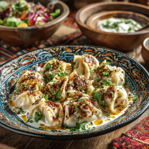 Turkish Manti with Garlic Yogurt & Aleppo Butter