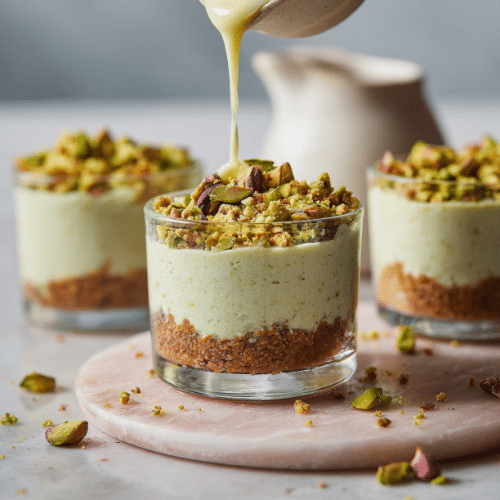 Pistachio Cheesecake Cups