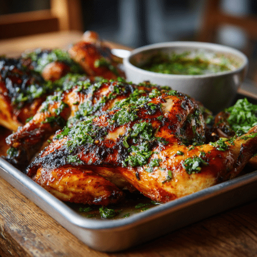 Chimichurri Spatchcock Chicken