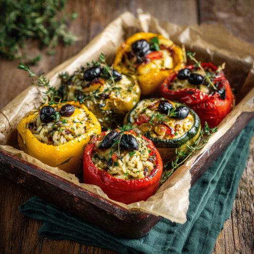 Mediterranean Stuffed Vegetables