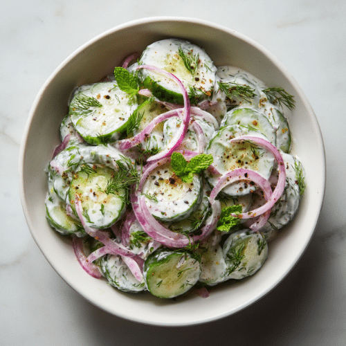 Creamy Cucumber Yogurt Salad