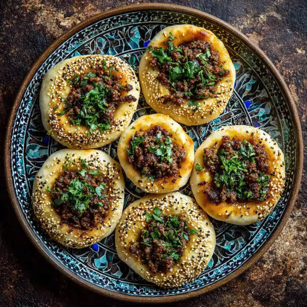 Middle Eastern Sfiha (Lahm bi Ajeen)