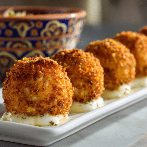 Crispy Fried Goat Cheese Balls