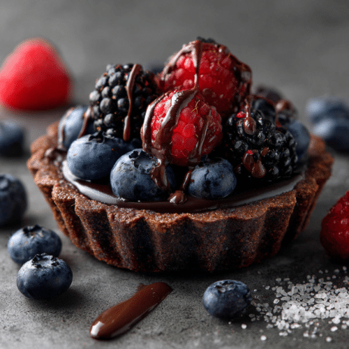 Dark Chocolate Berry Cups