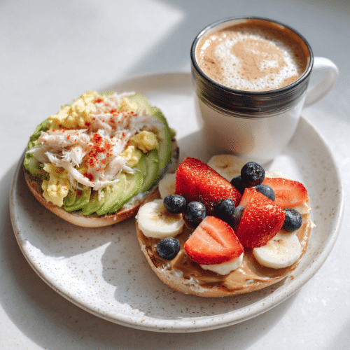Savory & Sweet Breakfast Bagel Duo