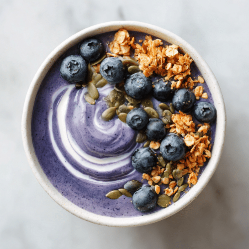 Blueberry Yogurt Smoothie Bowl