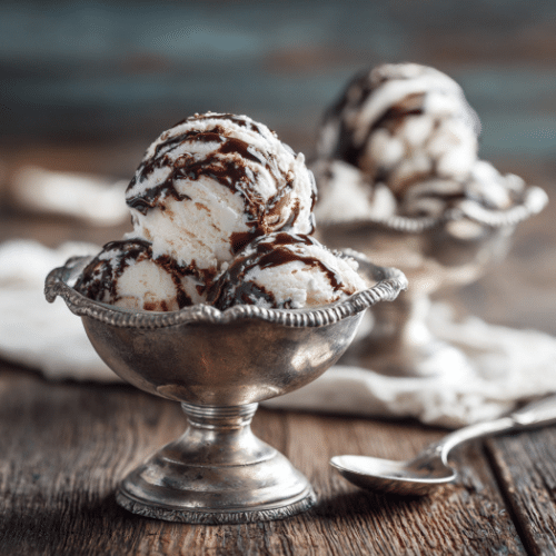 Chocolate Fudge Swirl Ice Cream