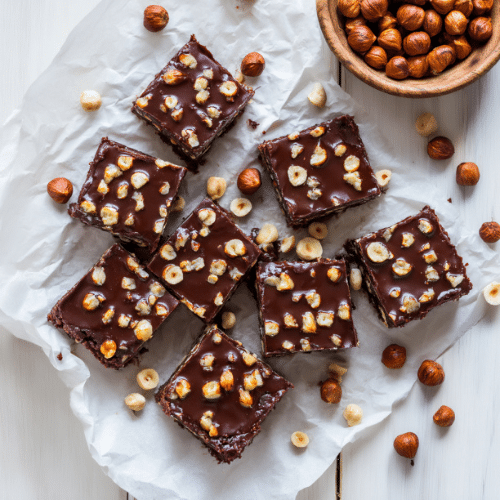 Chocolate Hazelnut Crunch Bars