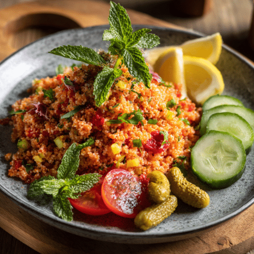 Turkish-Style Bulgur Salad (Kısır)