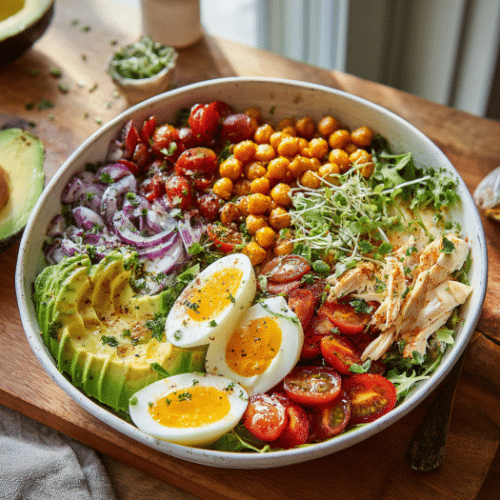 Protein-Packed Rainbow Power Bowl