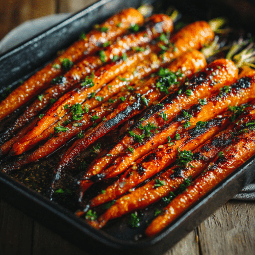 Grilled Honey Garlic Carrots