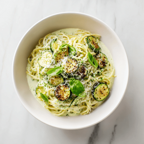 Creamy Zucchini Basil Pasta