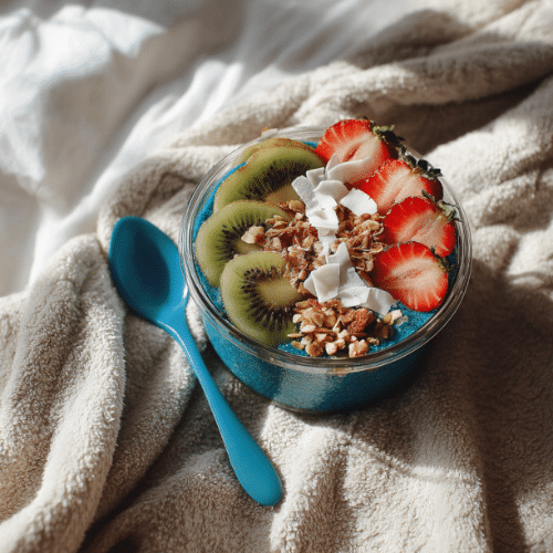 Blue Spirulina Smoothie Bowl