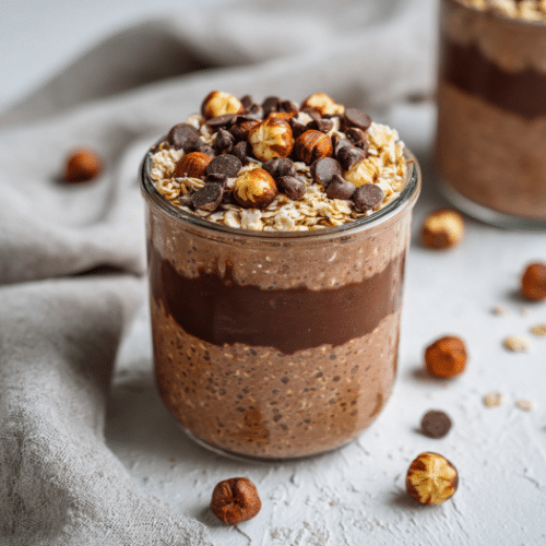 Chocolate Hazelnut Overnight Oats