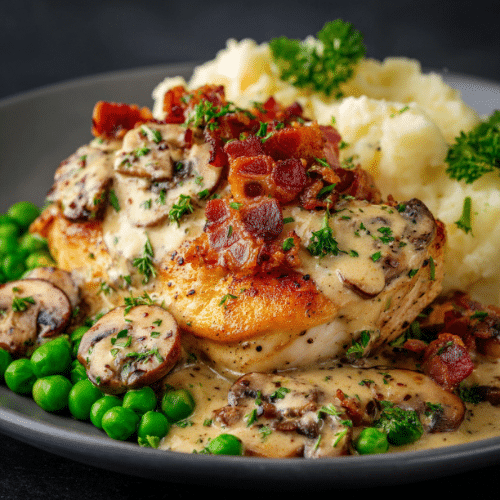 Creamy Bacon Mushroom Chicken