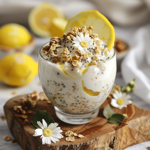 Lemon Chia Overnight Oats