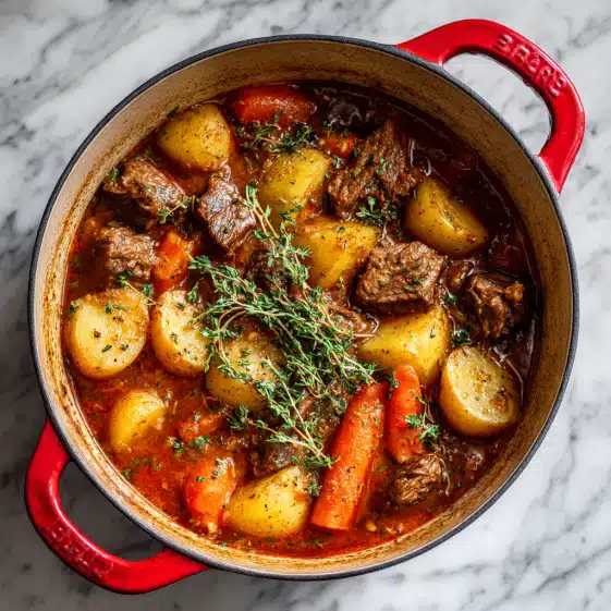 Hearty Beef and Root Vegetable Stew