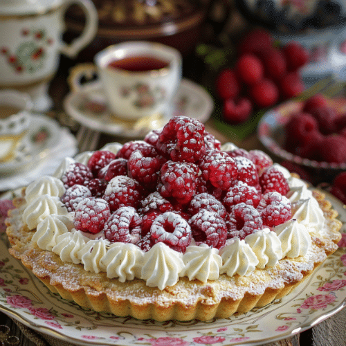 Raspberry Cream Tart