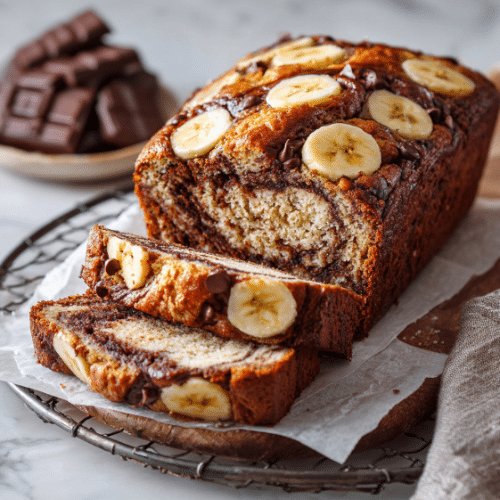 Chocolate Swirl Banana Bread