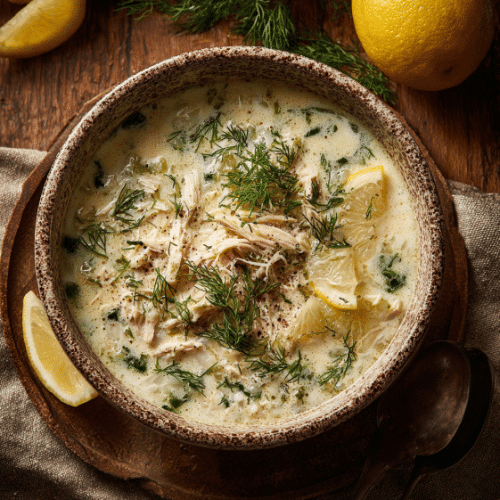 Greek Lemon Chicken Soup (Avgolemono)