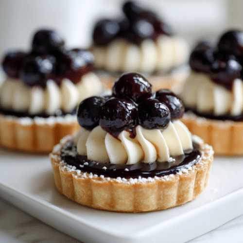 Blueberry Cream Cheese Tartlets