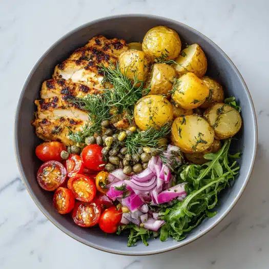 Grilled Chicken & Herb Potato Power Bowl