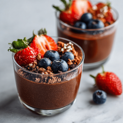 Silky Chocolate Avocado Mousse