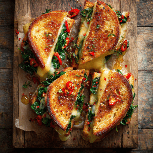 Savory Herb & Veggie Grilled Cheese