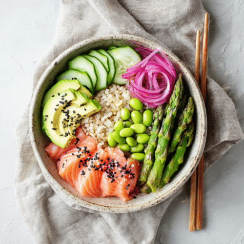 Salmon & Avocado Sushi Bowl