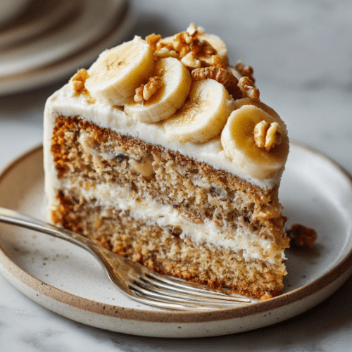 Banana Layer Cake with Cream Cheese Frosting