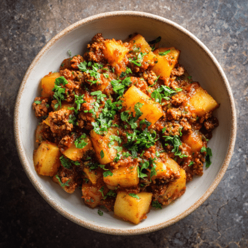 Mexican Picadillo with Potatoes