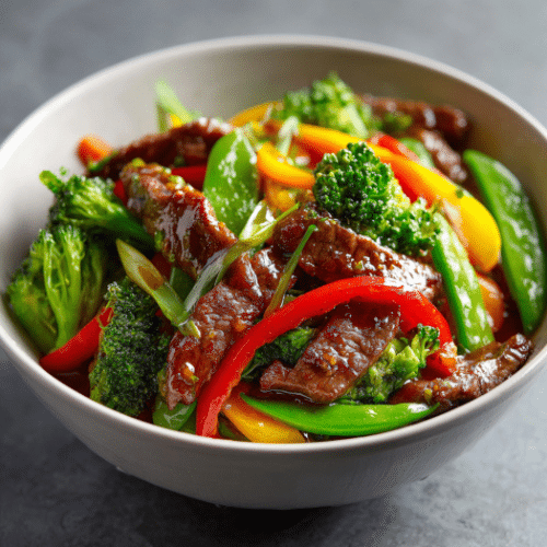 Garlic Ginger Beef Stir Fry