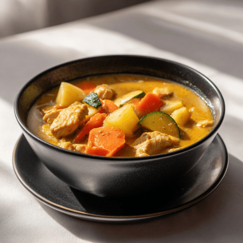 Japanese Chicken Curry with Root Vegetables