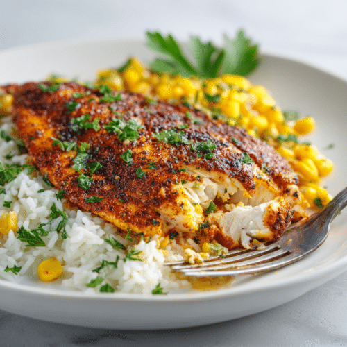 Cajun Blackened Tilapia