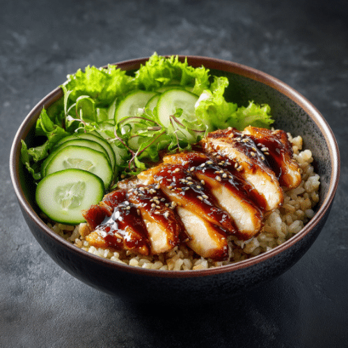 Grilled Teriyaki Chicken Rice Bowl