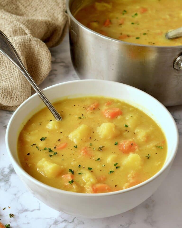 Vegan German Potato Soup (Kartoffelsuppe) Recipe