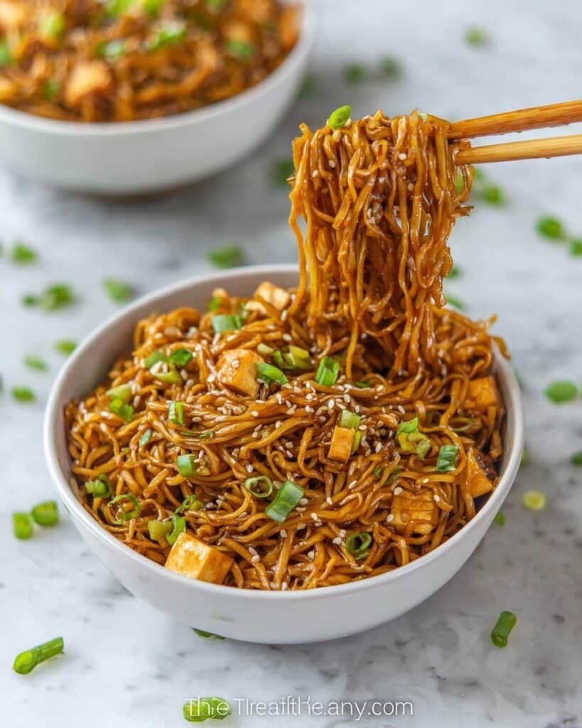 Easy Saucy Ramen Noodles Recipe
