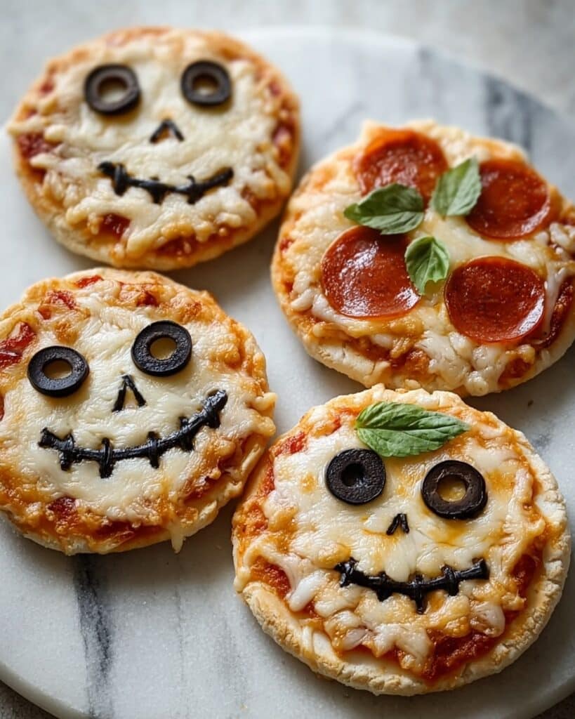 Halloween Mini Pizzas Recipe