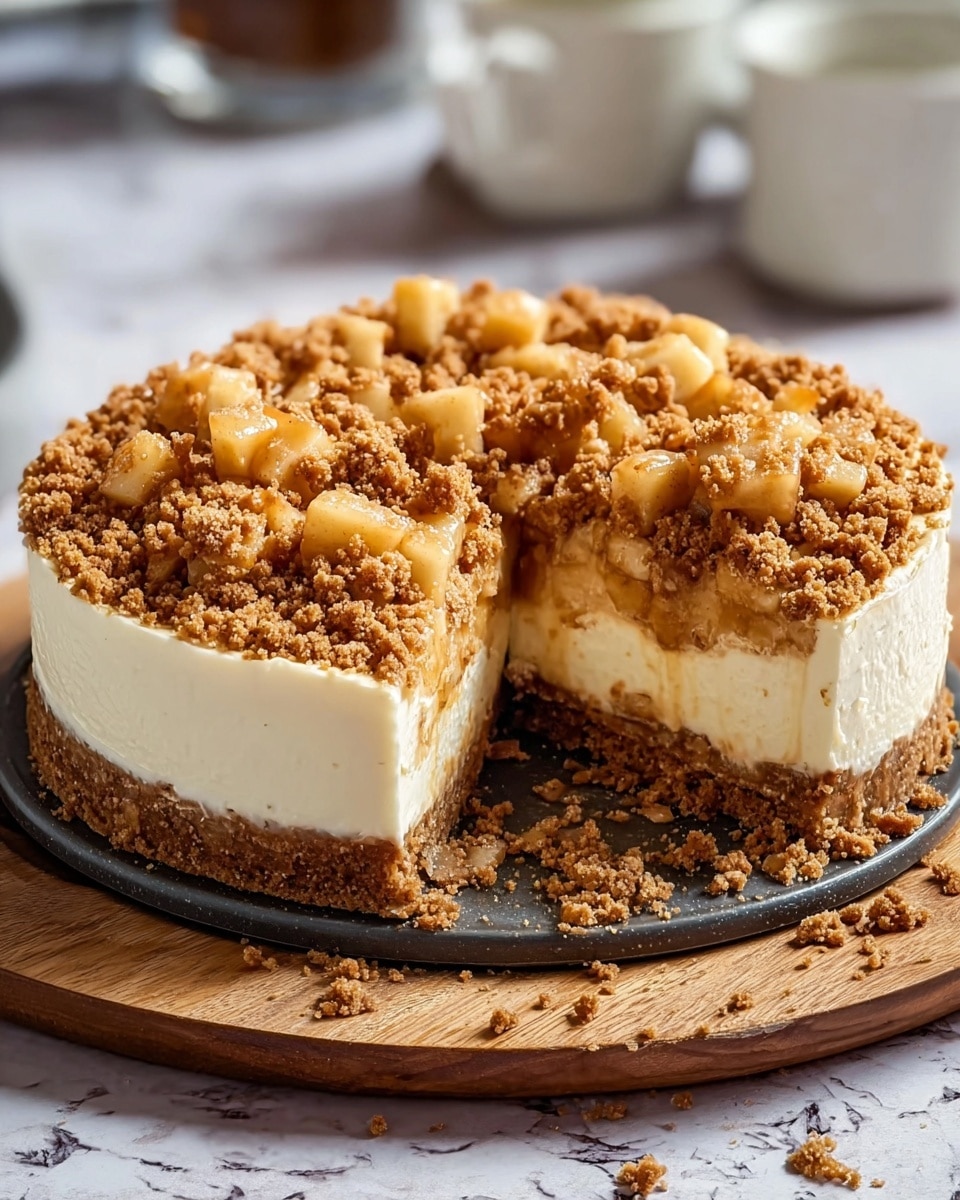 Irresistible Apple Crumble Cheesecake Recipe You’ll Crave Again Recipe - Recipe Image