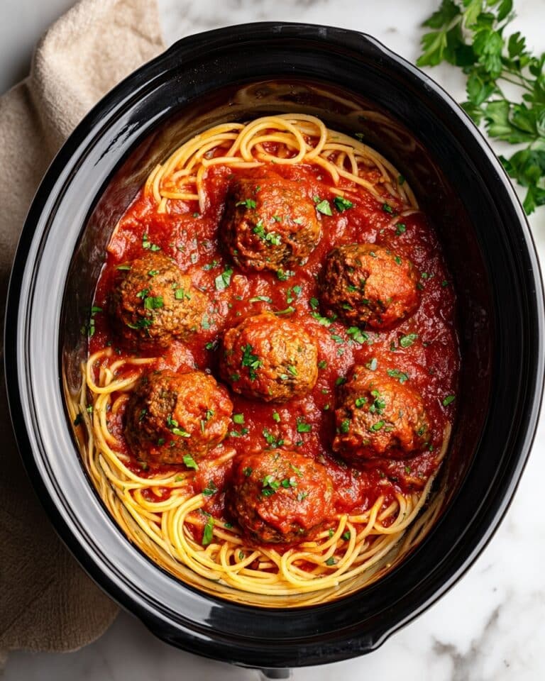 Crockpot Spaghetti and Meatballs Recipe