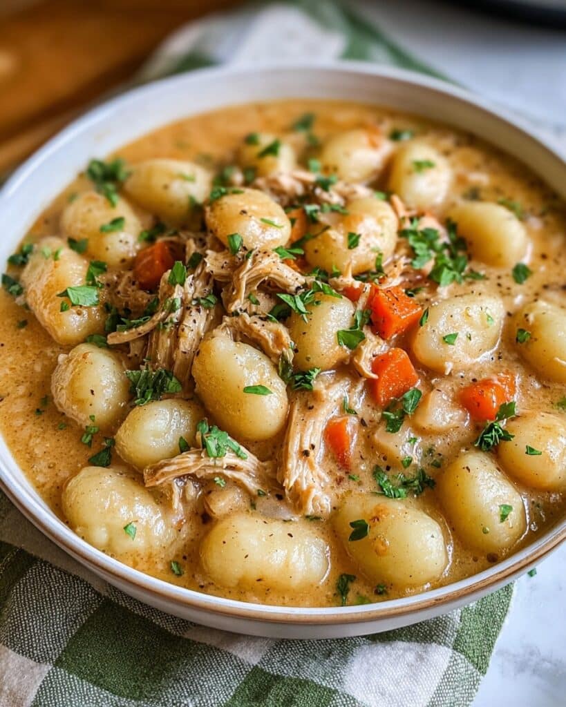 One Pot Gnocchi Chicken Pot Pie Recipe