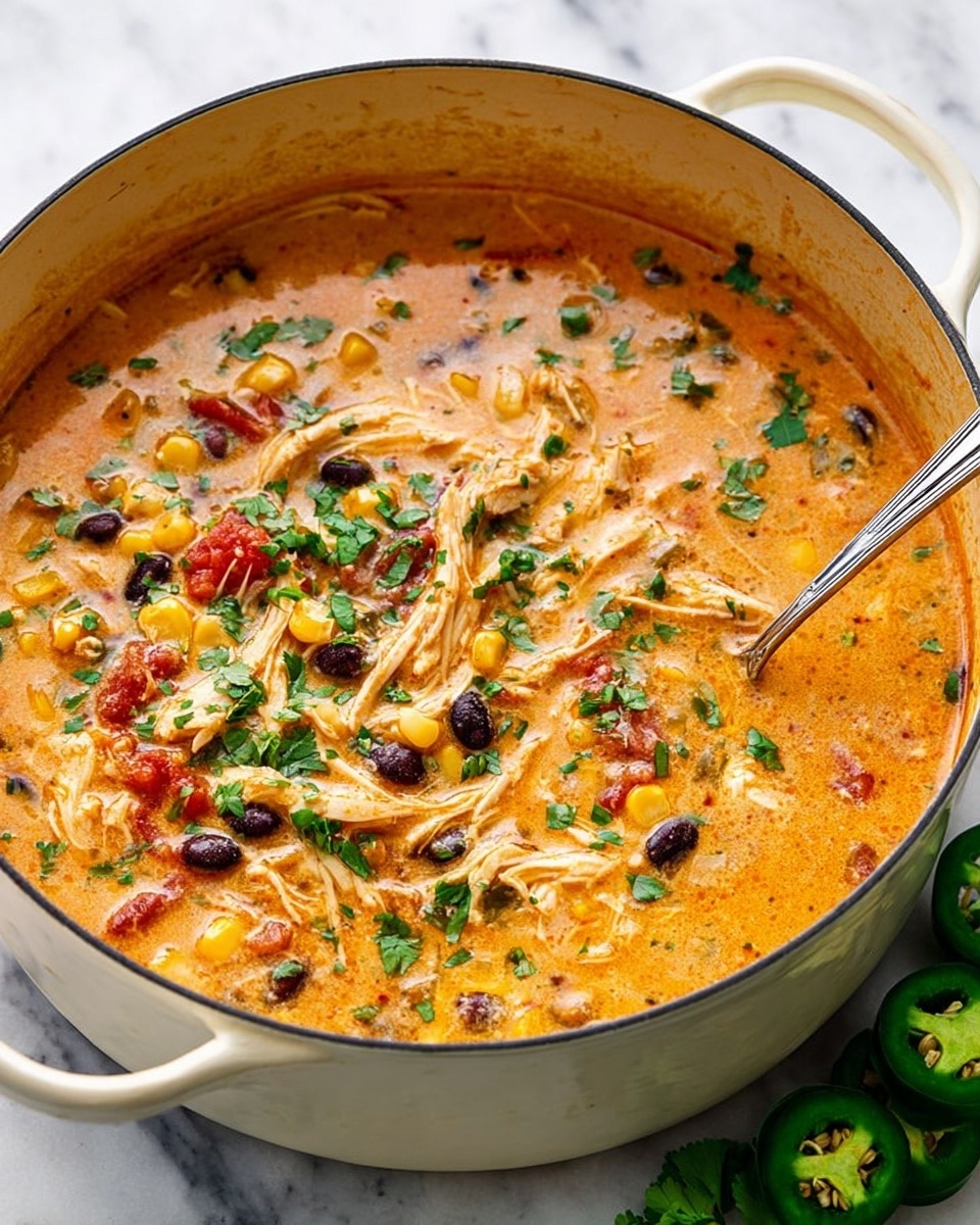 Creamy Chicken Enchilada Soup Recipe