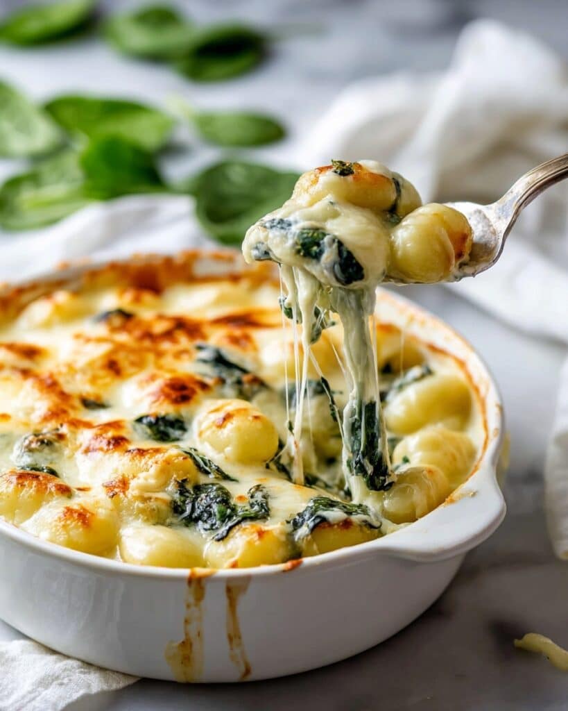 Creamy Pesto Gnocchi with Spinach and Artichokes Recipe