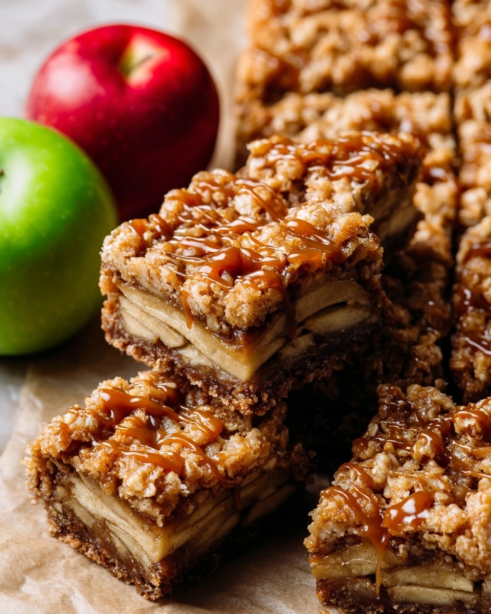 Salted Caramel Apple Pie Bars Recipe