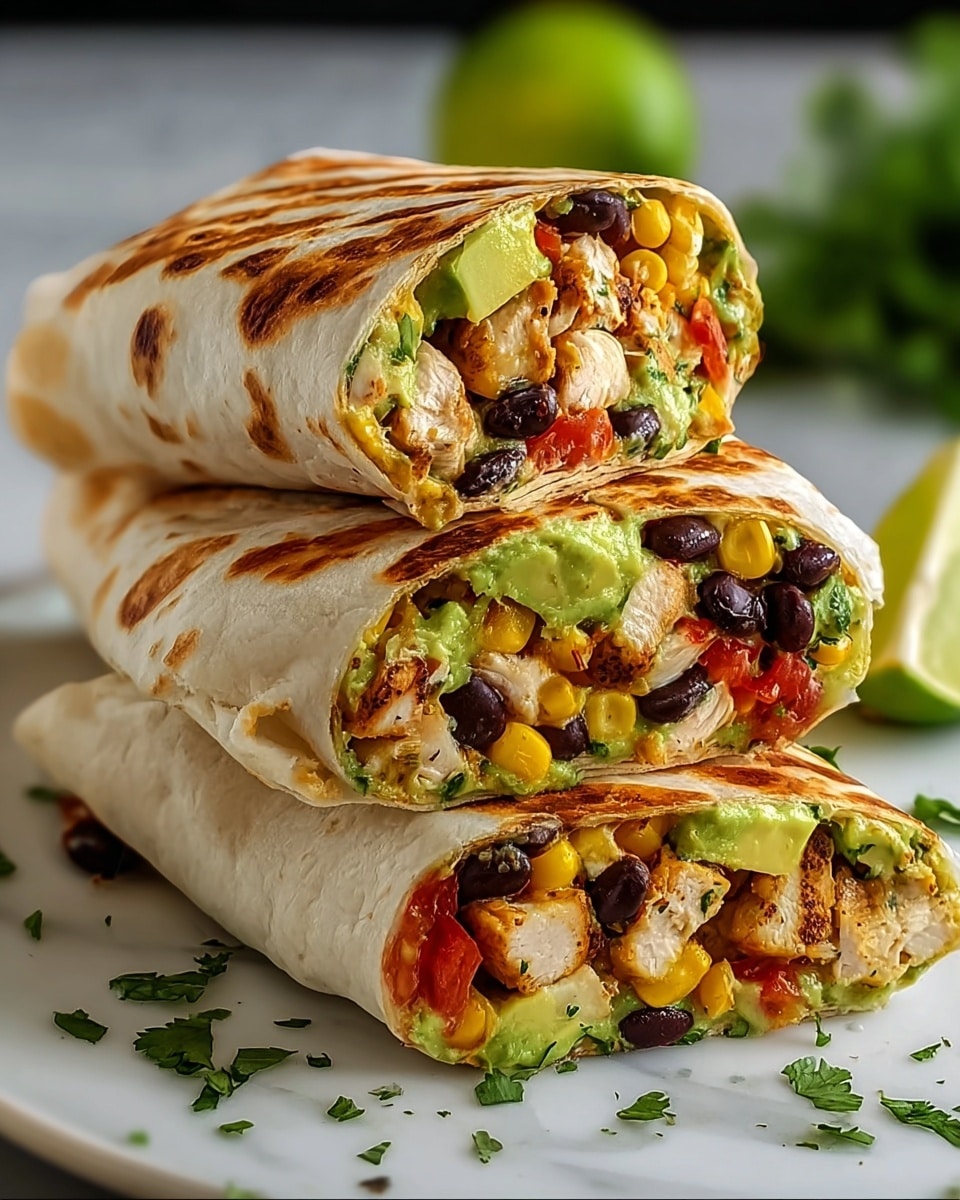 Chicken Avocado Ranch Burritos Recipe - Recipe Image