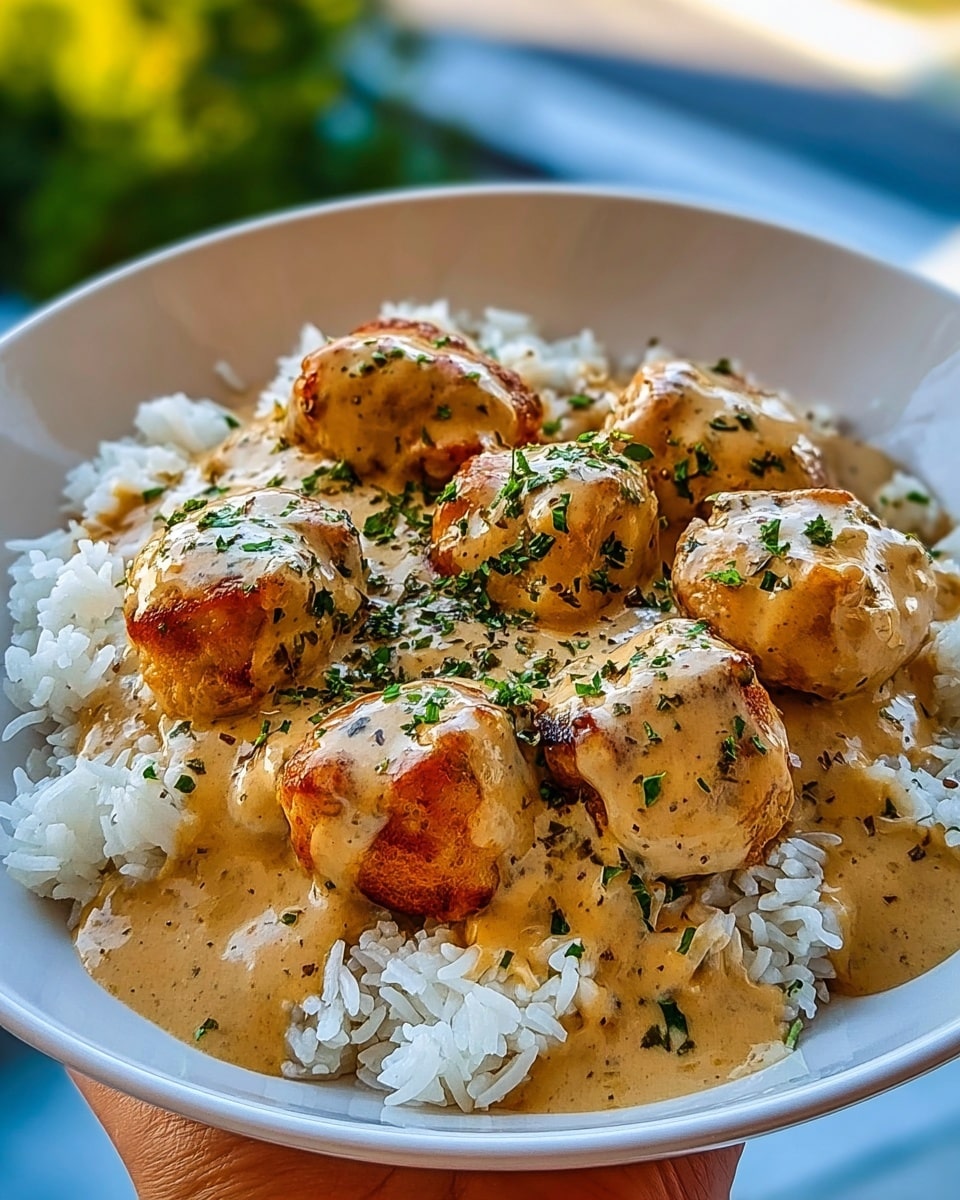 Smothered Chicken and Rice Recipe - Recipe Image