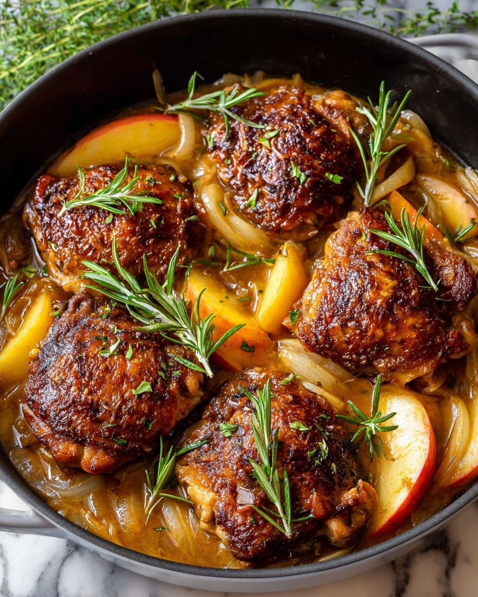 Rosemary Apple Cider Chicken Recipe - Recipe Image