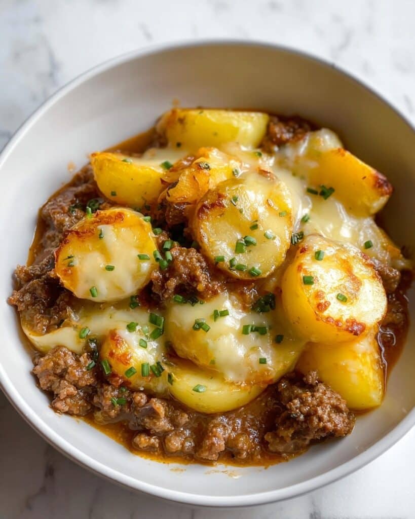 Crockpot Hamburger Potato Casserole Recipe