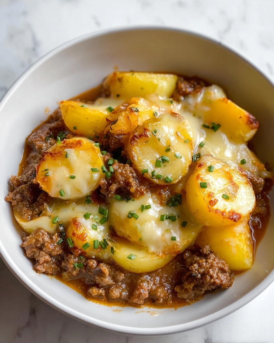 Crockpot Hamburger Potato Casserole Recipe