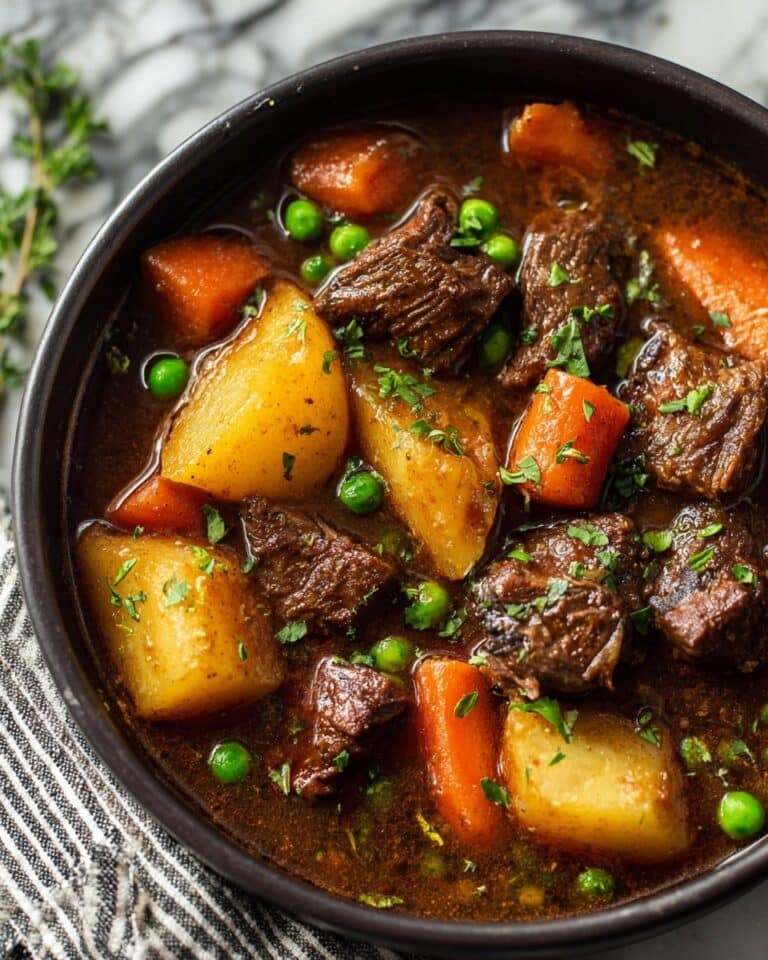 Hearty Beef Stew with Vegetables Recipe
